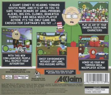 South Park (US) box cover back